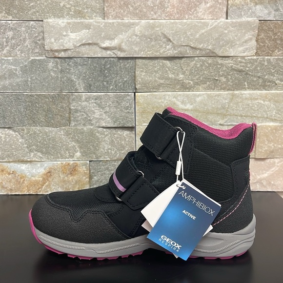 Geox Kids Kuray ABX Waterproof Snow Boots - Picture 6 of 7